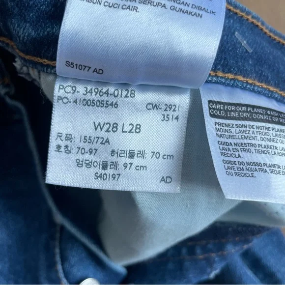 Levi’s Wedgie Straight Button Fly Jeans - Picture 9 of 12